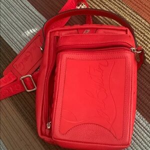 Christian Louboutin Vibrant Red Shoulder Bag